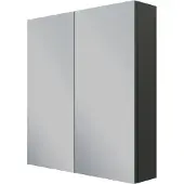 Linie Montro spiegelkast 70 x 75 cm Mat Zwart