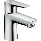 Hansgrohe Talis E - Wastafelmengkraan - Ééngreeps bediening - CoolStart energiebesparend - Met trekwaste - 80mm maat - Chroom