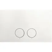 Luca Varess Perleas bedieningspaneel mat wit voor Ideal Standard Prosys inbouwreservoir