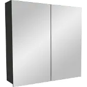 Balmani Lucida spiegelkast 75 x 72 cm zwarte eik