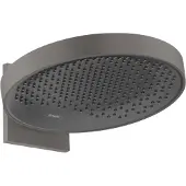 Hansgrohe Hoofddouche Rainfinity PowderRain 360 1jet Met Douche-arm Geborsteld Zwart Chroom