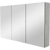Storke Reflecta spiegelkast 130 x 75 cm beton donkergrijs