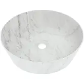 Balmani Still waskom Carrara marmer rond Ø 38 cm