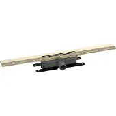 Easy drain R-line Clean Color douchegoot 80cm brushed brass rlced800bbs
