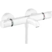 Hansgrohe Ecostat badthermostaat opbouw wit mat