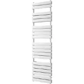 VIPERA Vulcan dubbele handdoekradiator 50 x 183,5 cm centrale verwarming Glanzend Wit zij- en middenaansluiting 1.608W
