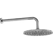 Blaufoss Bodan 250 rond regendouchekop met wand douchearm Ø25cm Glanzend Chroom