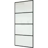 Balmani Modular douchewand Lined 96 x 200 cm, met coating