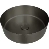 Balmani Accia waskom Brushed GunMetal roestvrij staal rond Ø 36 cm