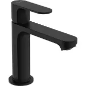 Hansgrohe Rebris S - Wastafelmengkraan - Ééngreeps bediening - CoolStart energiebesparend - Zonder waste - 110mm maat - Mat Zwart