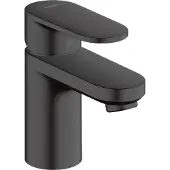 Hansgrohe Vernis Blend - Wastafelmengkraan - Ééngreeps bediening - CoolStart energiebesparend - Met trekwaste - 70mm maat - Mat Zwart