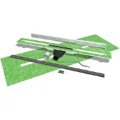 Mydrain douchegoot 80cm Brushed GunMetal