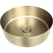 Balmani Accia waskom Brushed Champagne Gold roestvrij staal rond Ø 36 cm