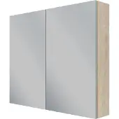 Linie Montro spiegelkast 90 x 75 cm natuur eik