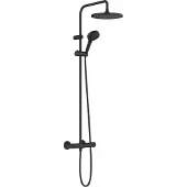 Hansgrohe Vernis Blend - Showerpipe - 240mm maat - 1 straalfunctie - Mat Zwart - Met thermostaat