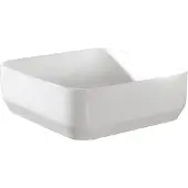 Luca Varess Messina waskom Glanzend Witte porselein vierkant 36 x 36 cm