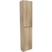 Storke Edge staande badkamerkast rechts ruwe eik 40 x 30 x 200 cm