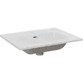 Balmani Nostra enkele wastafel porselein Glanzend Wit 60 x 46 cm