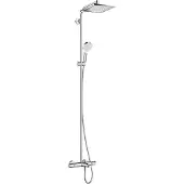 Hansgrohe Crometta E opbouw regendouche met badthermostaat chroom