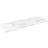 Balmani Stretto enkel of dubbel tablet Carrara marmer 150 x 55 cm