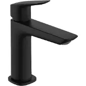 Hansgrohe Logis Fine ééngreeps wastafelmengkraan 100 CoolStart zonder afvoer, mat zwart