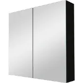 Linie Montro spiegelkast 80 x 75 cm Mat Zwart