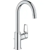 GROHE BauLoop L-size verhoogde wastafelkraan chroom