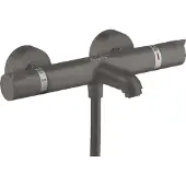 Hansgrohe Opbouw Badthermostaat Ecostat Comfort Geborsteld Zwart Chroom