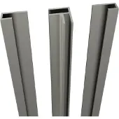 Linie set hoekprofiel + zijprofielen voor douchewandbekleding 260 cm PVC Oregon