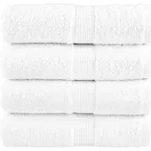 vidaXL Gastendoekjes SOLUND 4 st 600 g/m² 30x50 cm wit
