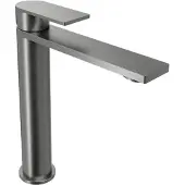 Blaufoss Fenix verhoogde wastafelkraan Brushed GunMetal