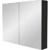 Storke Reflecta spiegelkast 100 x 75 cm Mat Zwart