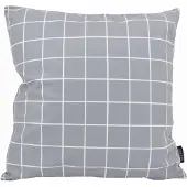 Gek op kussens! Sierkussen vierkantjes /wit | 45 x 45 cm | katoen/polyester