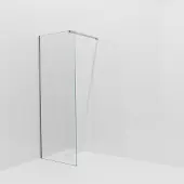 Balmani Modular inloopdouche: 80 x 200 cm, Helder glas, Brushed CoolMetal profielen