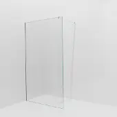 Balmani Modular inloopdouche: 120 x 200 cm, Helder glas, Hoogglans chroom profielen