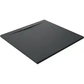 Balmani Luca Varess Fusion douchebak 90 x 90 cm composietmarmer Mat Zwart