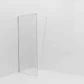 Balmani Modular inloopdouche: 90 x 200 cm, Helder glas, Hoogglans chroom profielen