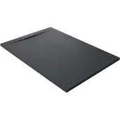 Balmani Luca Varess Fusion douchebak 120 x 80 cm composietmarmer Mat Zwart