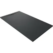 Balmani Luca Varess Fusion douchebak 160 x 90 cm composietmarmer Mat Zwart