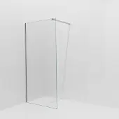 Balmani Modular inloopdouche: 100 x 200 cm, Helder glas, Brushed CoolMetal profielen