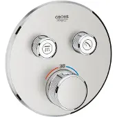 GROHE Grohtherm SmartControl Thermostatiche Douchekraan - Inbouw - Met omstelling - RVS (supersteel)