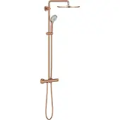 GROHE Regendoucheset Euphoria System 310 Met Opbouw Thermostaatkraan Brons - Brushed Warm Sunset