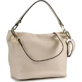 Abro Schoudertas 'Ebony' beige