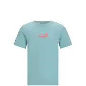 TYGO & vito jersey T-shirt lichtblauw Jongens Katoen Ronde hals Printopdruk - maat 98-104