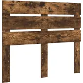 vidaXL Hoofdbord Rook Eiken Bewerkt hout