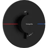 Hansgrohe Showerselect Comfort S inbouw thermostaat mat zwart