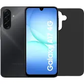 Samsung Galaxy A17 128GB Zwart 4G + BlueBuilt Back Cover Zwart