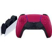 Sony PlayStation 5 DualSense draadloze controller Cosmic Red + oplaadstation
