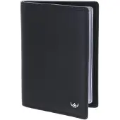 Golden Head Leren identiteitskaarthoesje Polo RFID Protect Ausweisetui 4430 Schwarz zwart