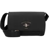 U.S. POLO ASSN. Schoudertas 'Stanford' zwart